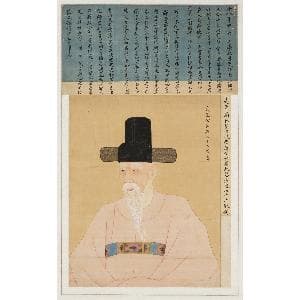 허목 초상 — 보물 허목초상(전체)