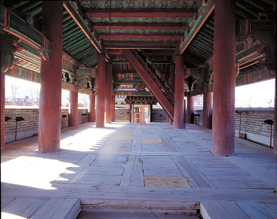 전주 풍남문 — 풍남문 1층 내부