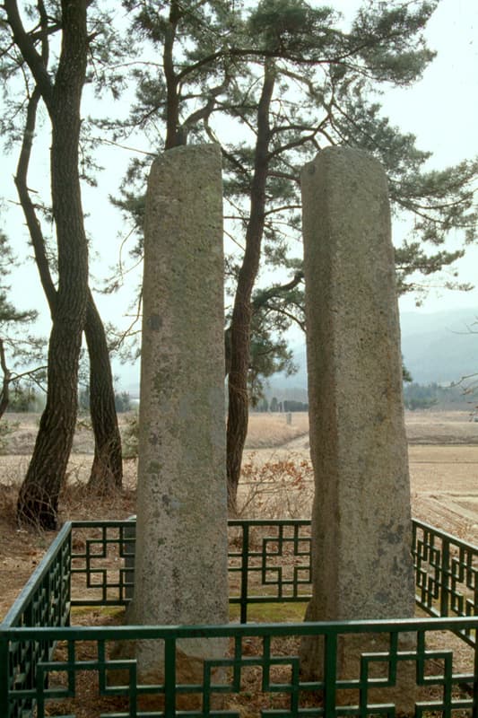경주 망덕사지 당간지주 — 경주 망덕사지 당간지주