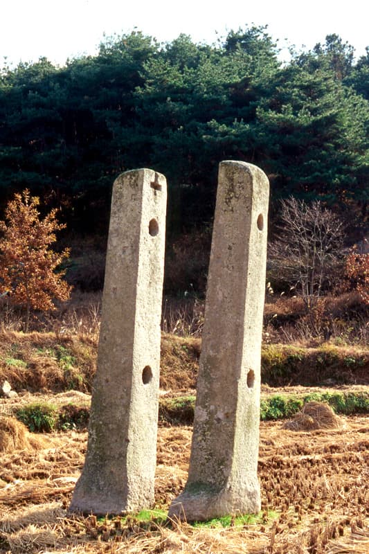 경주 남간사지 당간지주 — 경주 남간사지 당간지주
