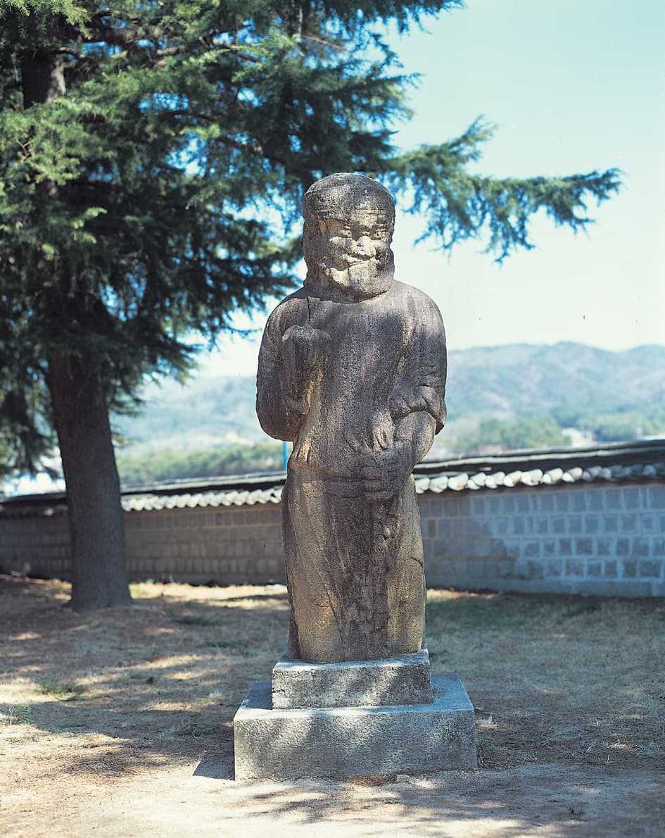 경주 원성왕릉 석상 및 석주일괄 — 무인석 1