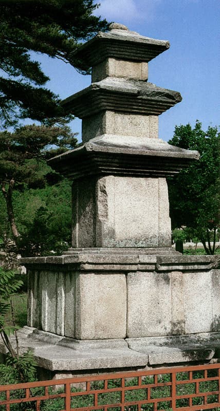 합천 월광사지 동·서 삼층석탑 — 서탑