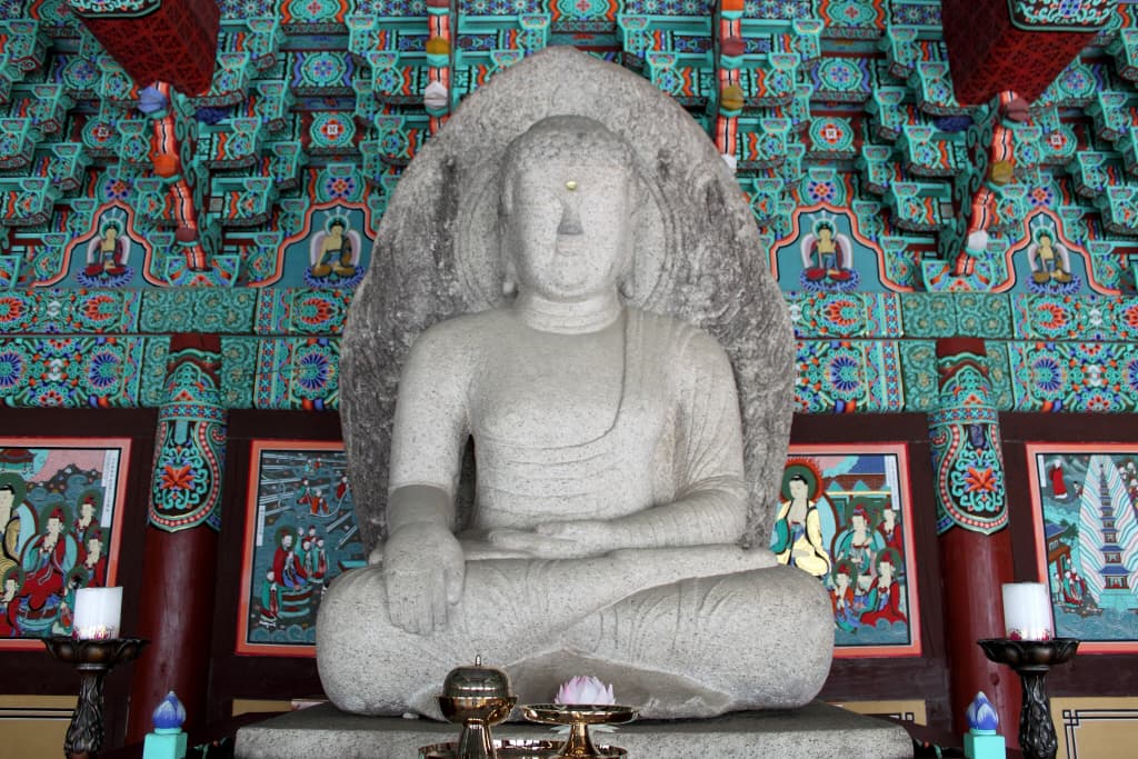 합천 청량사 석조여래좌상 — 합천 청량사 석조여래좌상