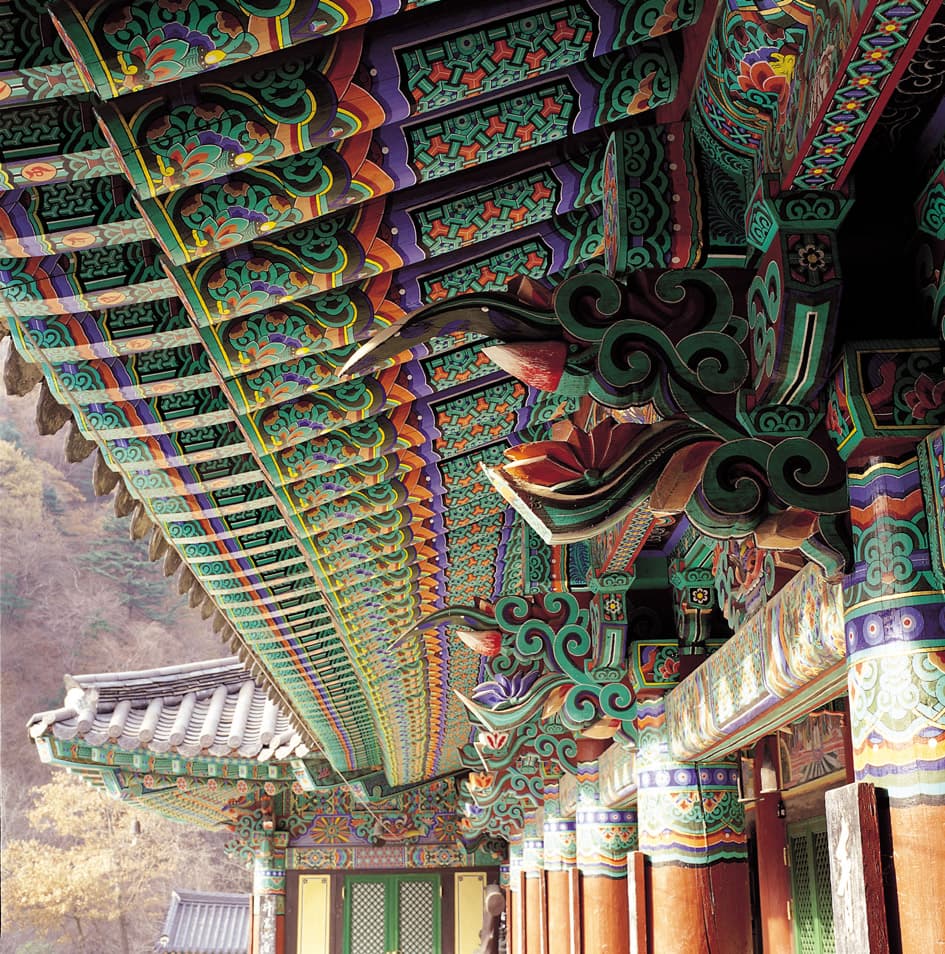 합천 해인사 홍제암 — 해인사 홍제암 처마 및 공포