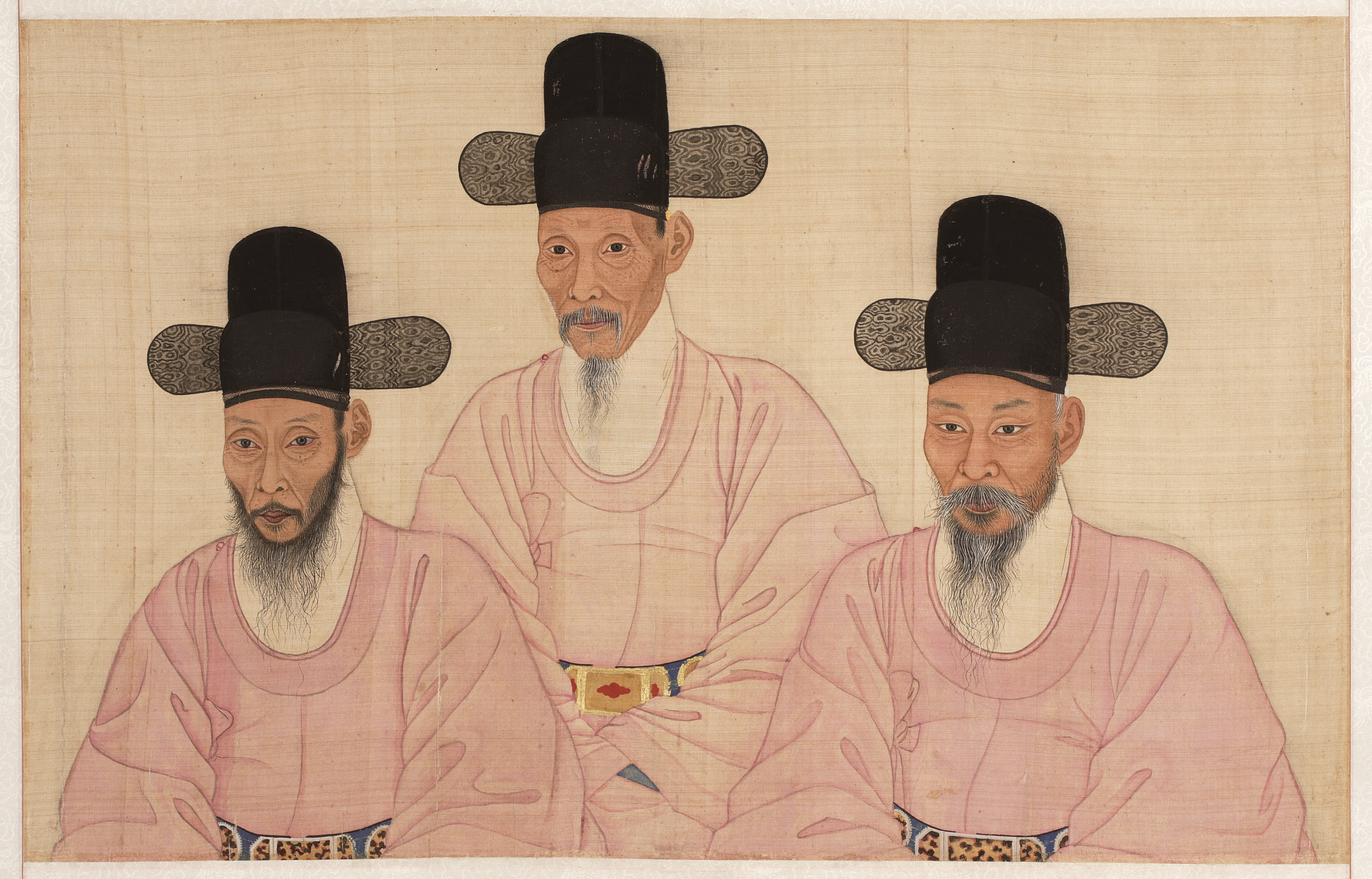 조씨삼형제 초상 — 보물_조씨삼형제 초상2_문화재대관(보물-회화1)