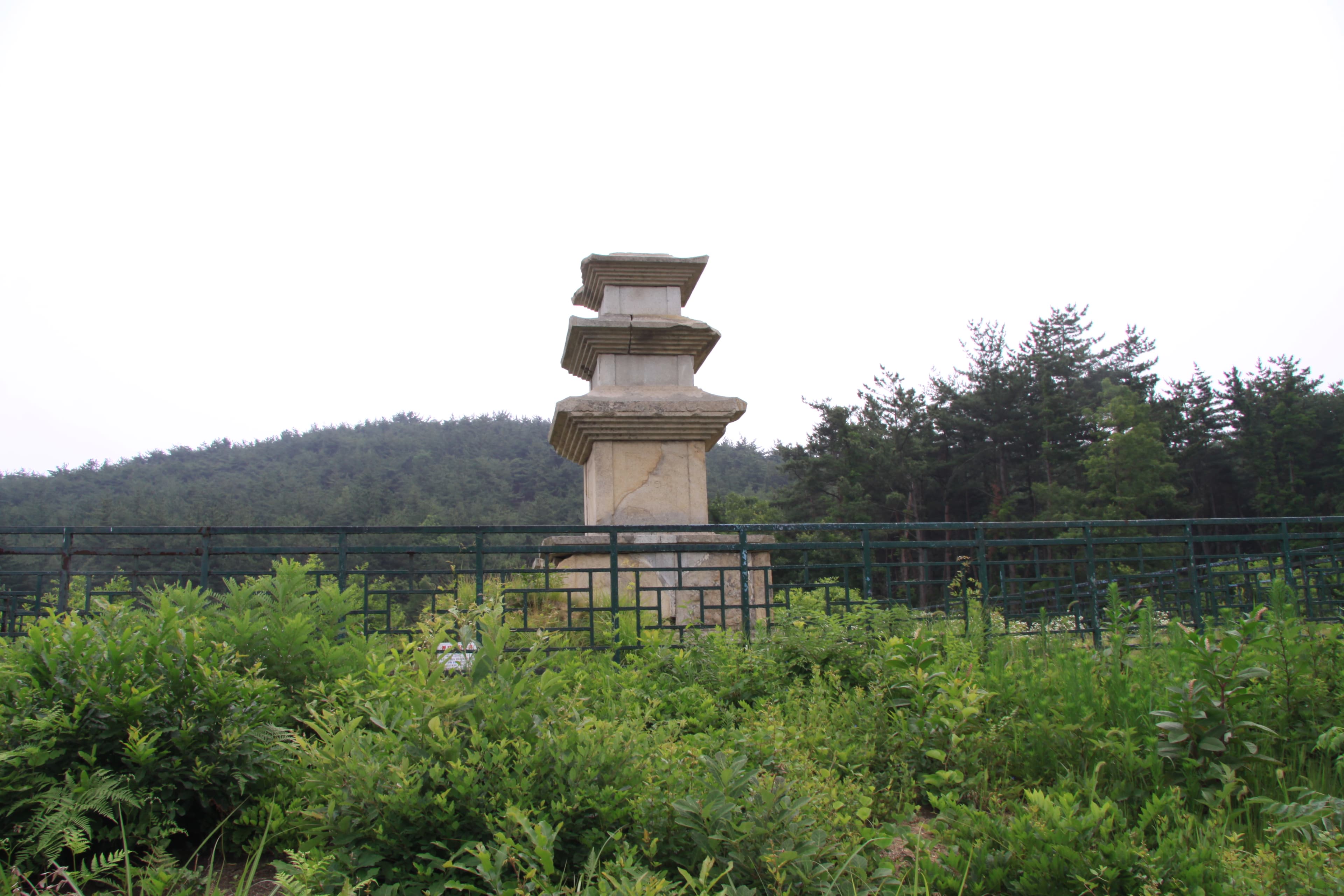 경주 남산 창림사지 삼층석탑 — 경주 남산 창림사지 전경